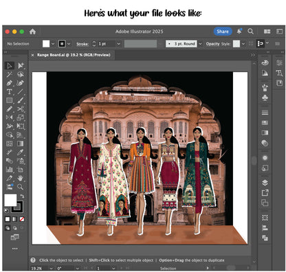 My project's fully editable Adobe Illustrator files, all yours now ♥️